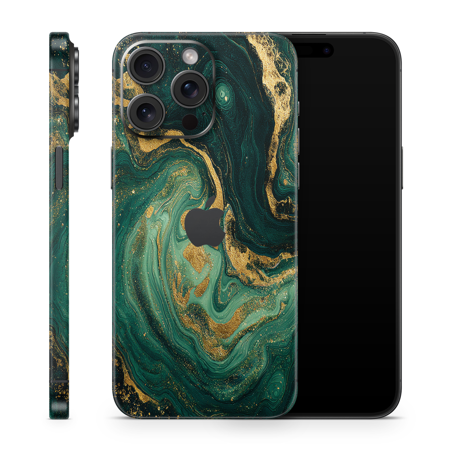 Green Swirl custom phone skin by MaskIT
