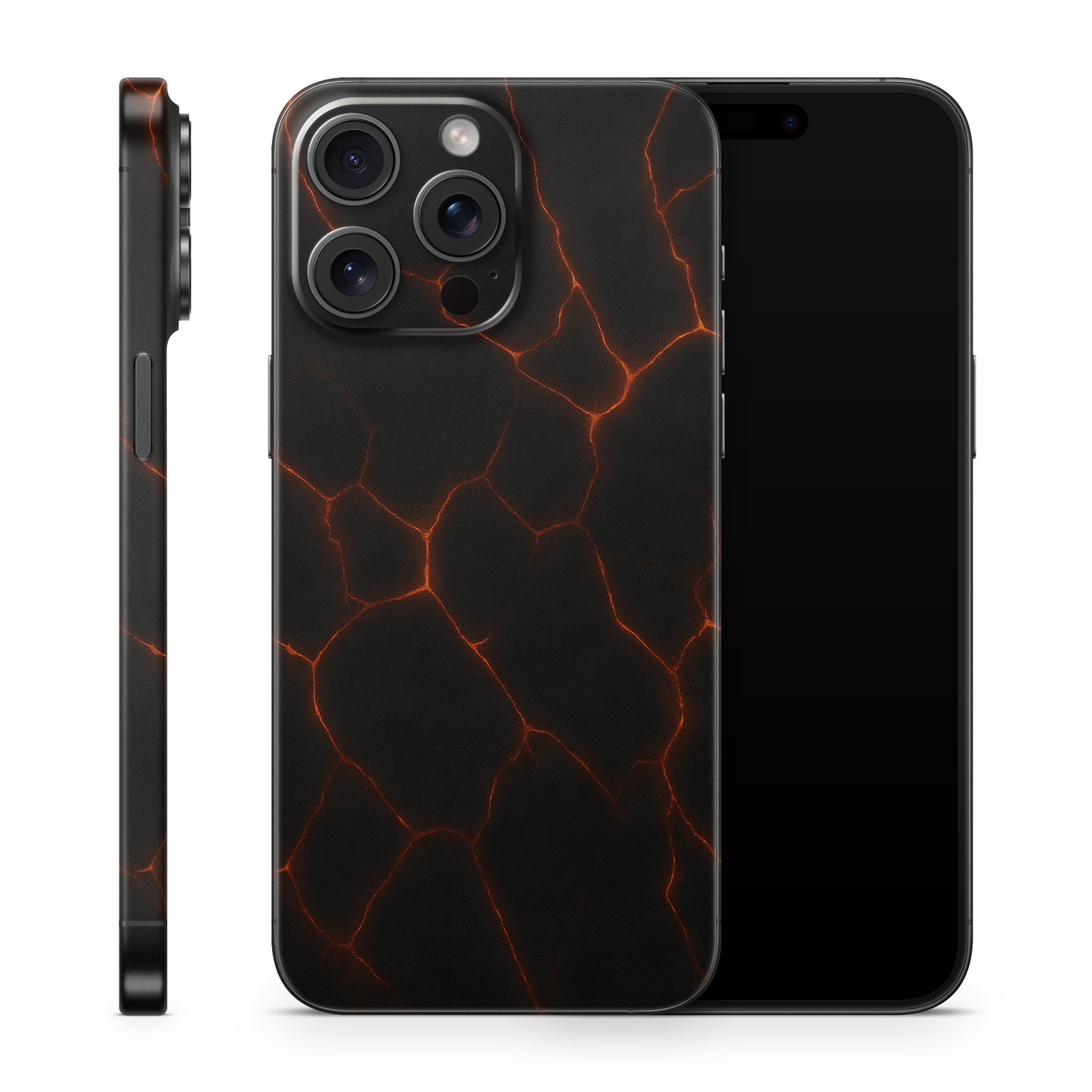 Lava Crack custom phone skin by MaskIT