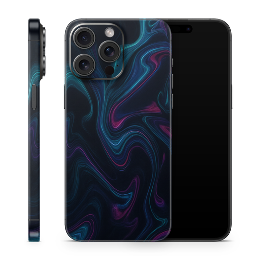 Neon Swirl custom phone skin by MaskIT